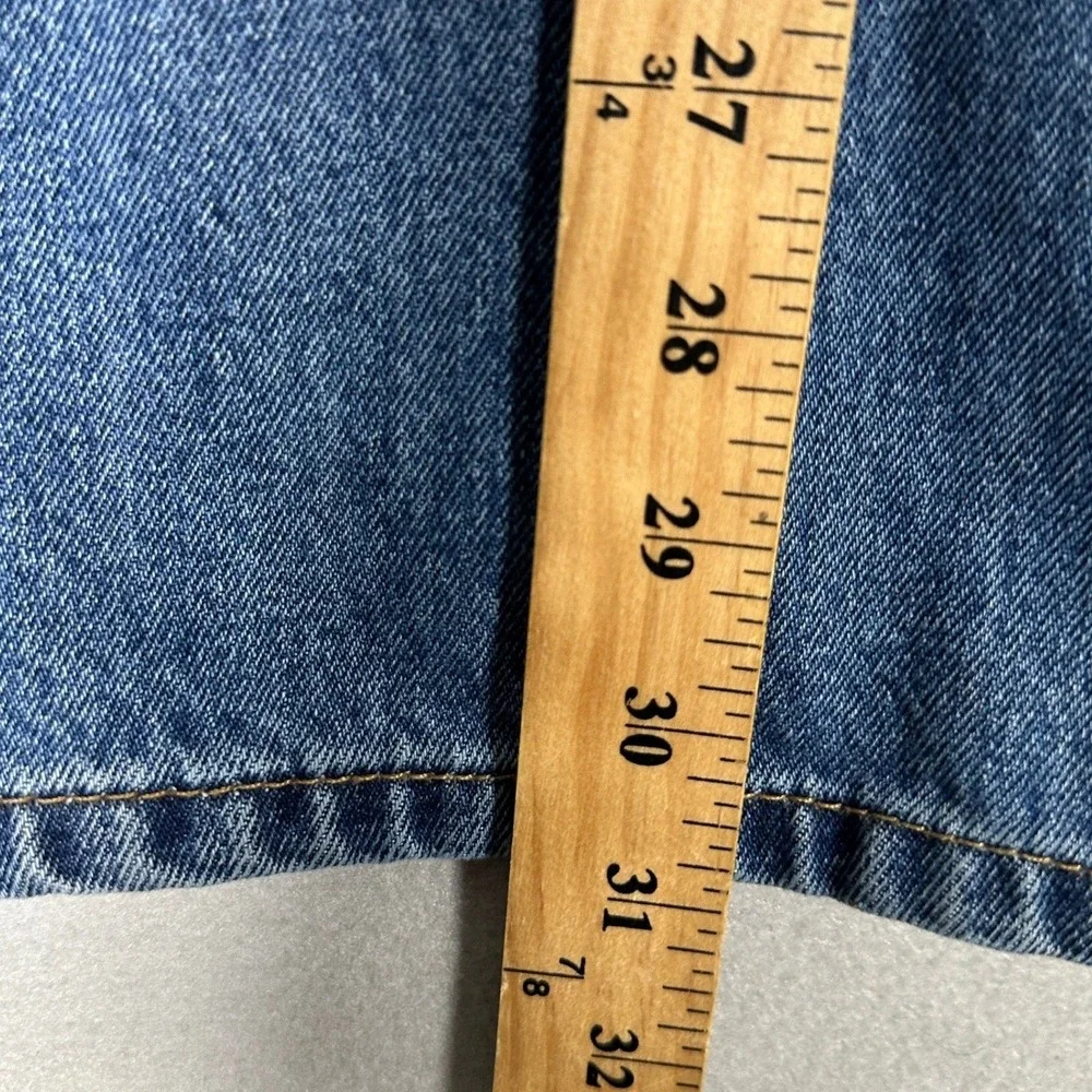 Levis 516 Jeans Mens 36X30 Blue Straight Leg Classic 5-Pocket Red Tab Denim Pant